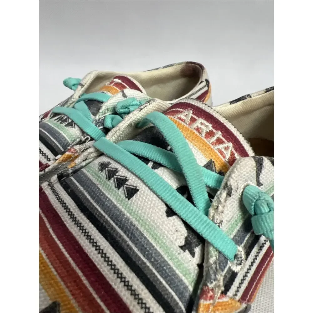 Ariat Hilo Moc Toe Buffalo Print Casual Shoes 10040306 Size 8 Womens Western - Picture 3 of 10